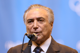 Viceprezident Michel Temer.