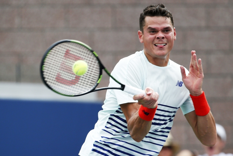 Kanaďan Milos Raonic končí na US Open.