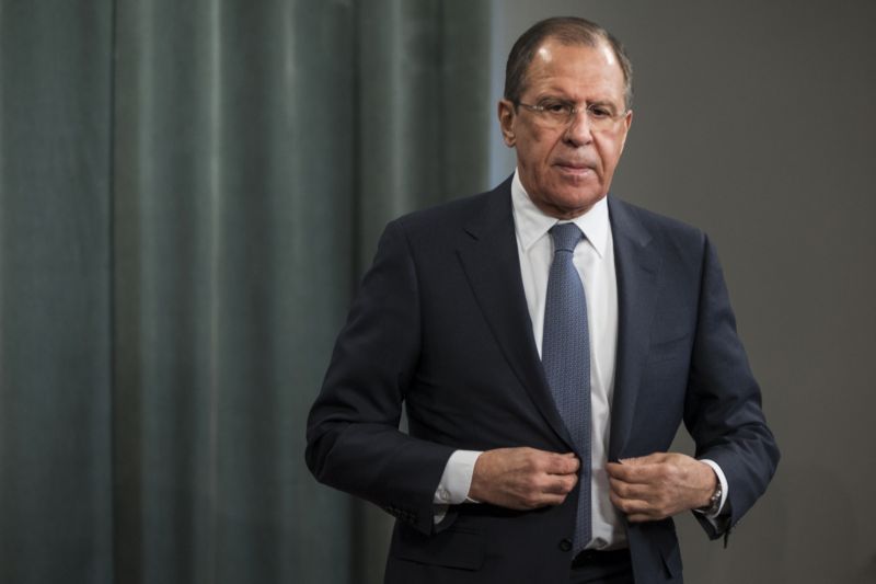 Ministr zahraničí Sergej Lavrov.