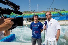 Vavřinec Hradilek si v Riu vyzkoušel roli sportovního komentátora.
