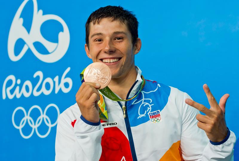 Bronzový medailista z olympiády v Riu Jiří Prskavec se představí v pražské Tróji.