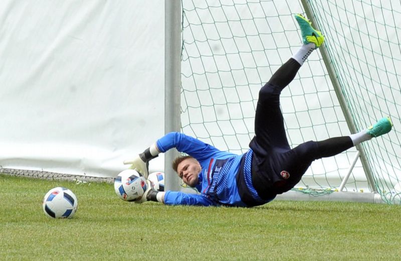 Nová jednička české fotbalové reprezentace Tomáš Vaclík.