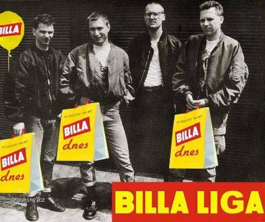 Upravená fotografie ultrapravicové kapely Orlík.