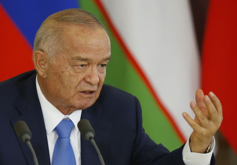 Uzbecký prezident Islam Karimov.