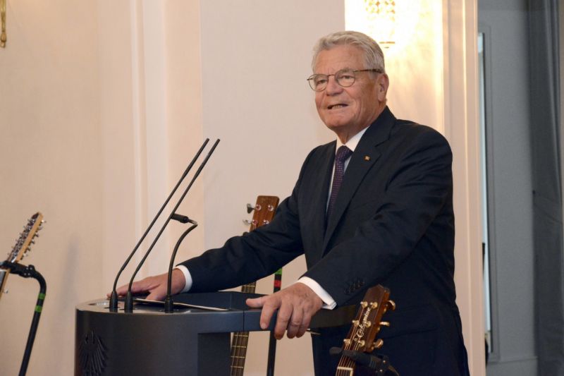 Německý prezident Joachim Gauck. Německý prezident Joachim Gauck.