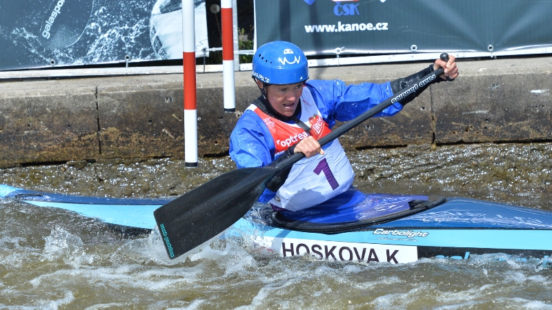 Česká kajakářka Kateřina Hošková.