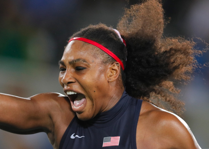 Americká tenistka Serena Williamsová.