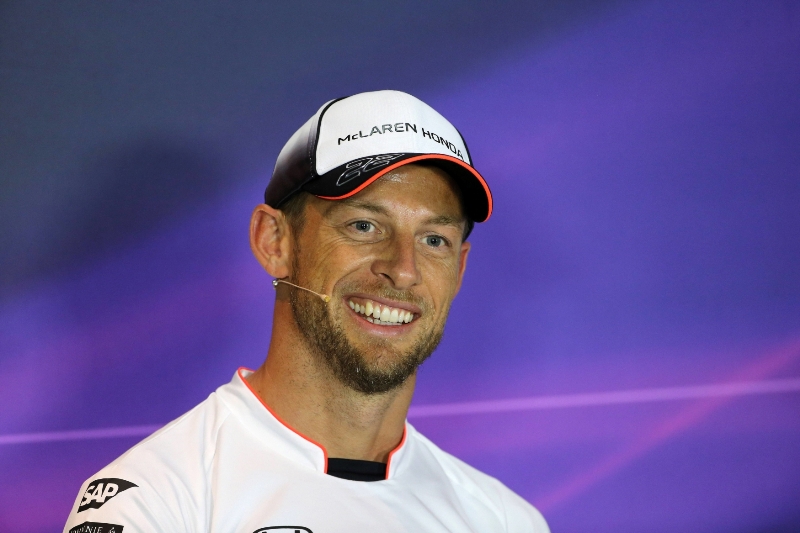 Britský jezdec Formule 1 Jenson Button.
