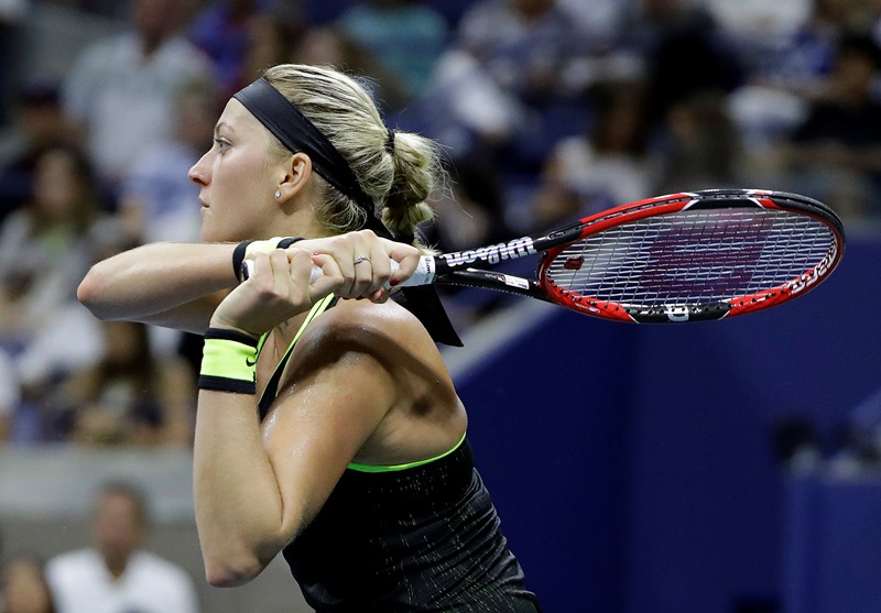 Tenistka Petra Kvitová se po vyřazení v osmifinále US Open, což je její letošní nejlepší grandslamový výsledek, těšila domů. Tenistka Petra Kvitová se po vyřazení v osmifinále US Open, což je její letošní nejlepší grandslamový výsledek, těšila domů.