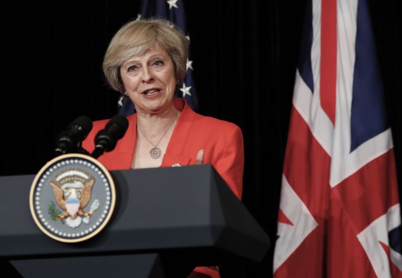 Britská premiérka Theresa Mayová.
