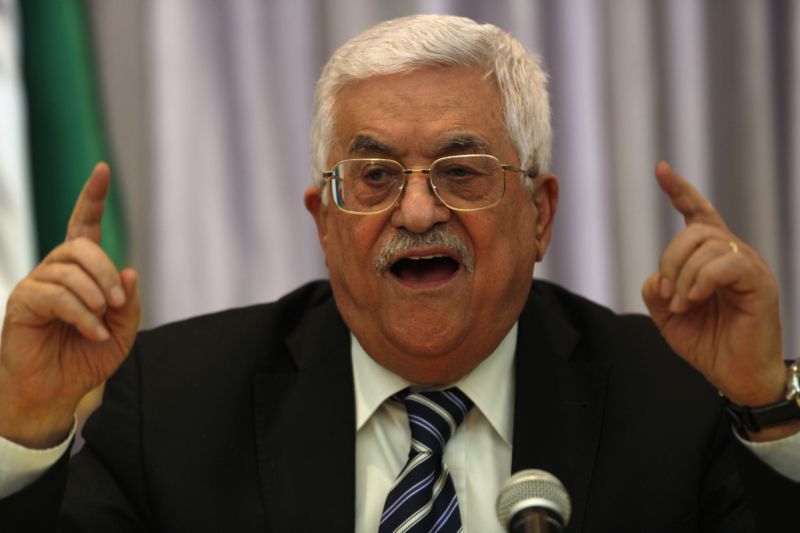 Palestinský prezident Mahmúd Abbás.