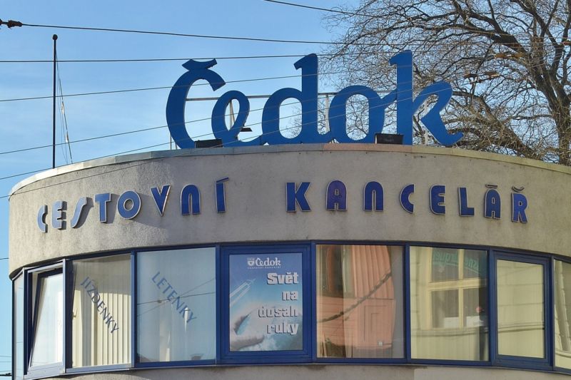Cestovní kancelář Čedok.