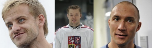 Všichni tři tragicky zesnulí hokejisté.