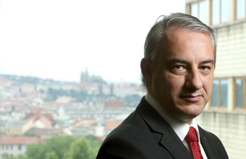 Předseda ČMKOS Josef Středula.
