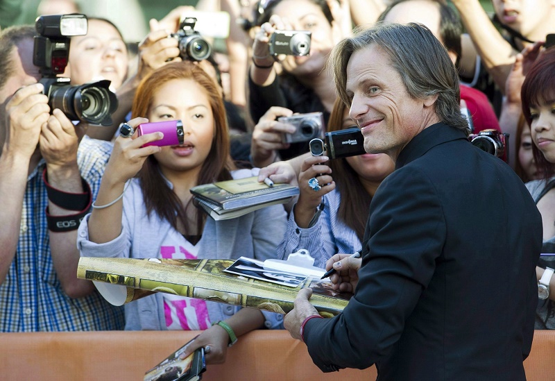 Herec Viggo Mortensen. 