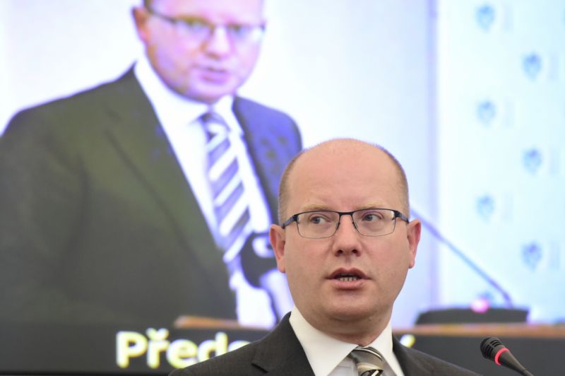Premiér Bohuslav Sobotka.