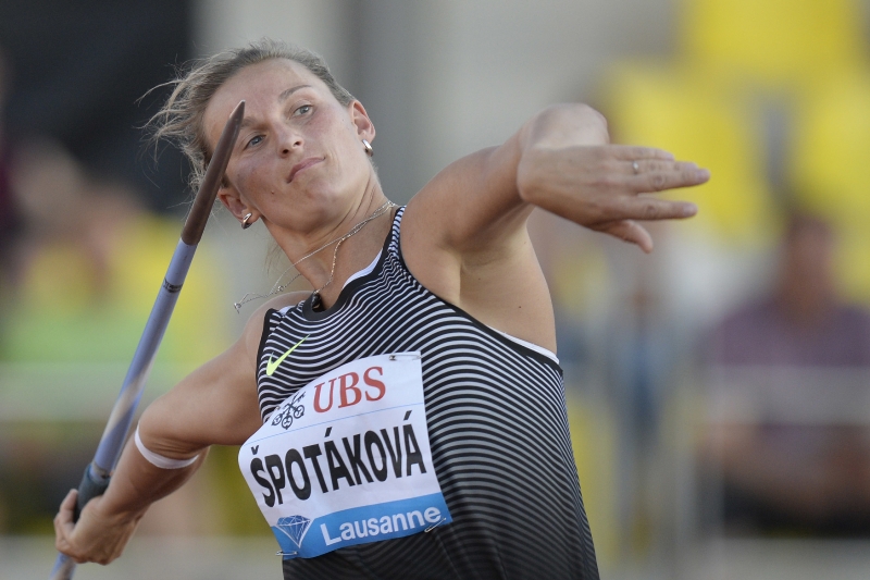 Česká oštěpařka Barbora Špotáková.