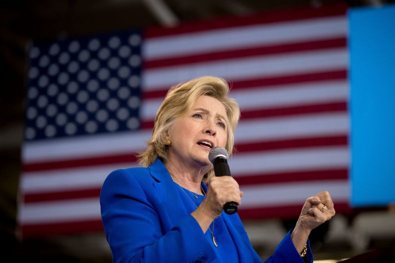 Hillary Clintonová.