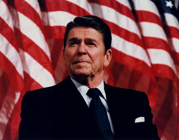 Americký exprezident Ronald Reagan.