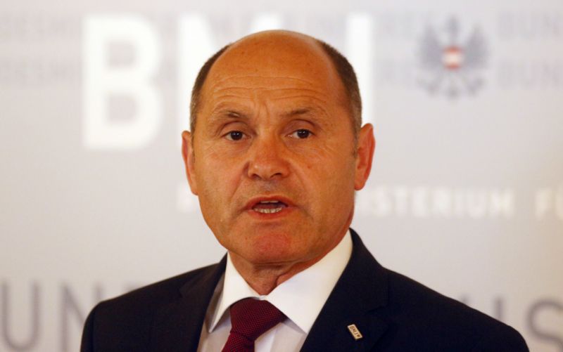 Ministr vnitra Wolfgang Sobotka.