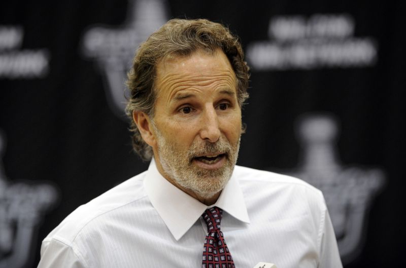 Kouč Amerických hokejistů John Tortorella.