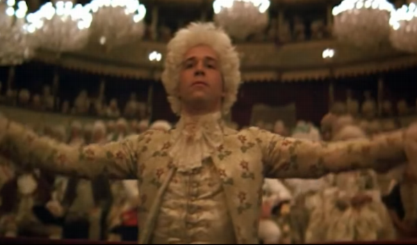 Snímek z filmu Amadeus. 
