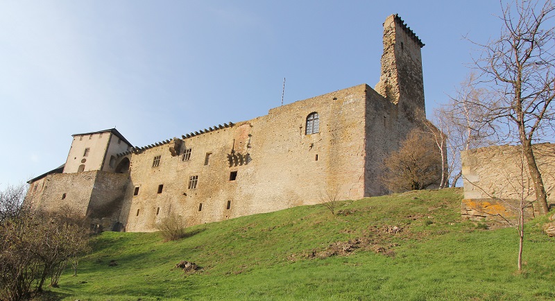 Hrad Lipnice nad Sázavou. 