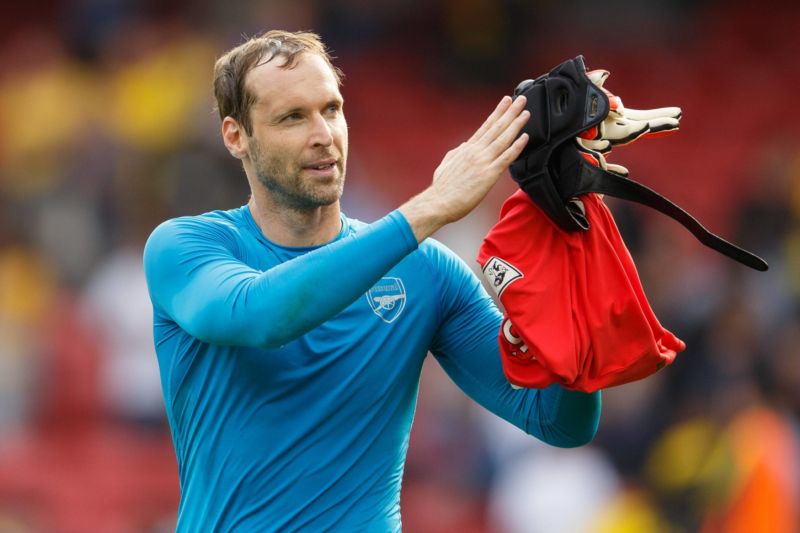 Český fotbalový brankář Petr Čech.