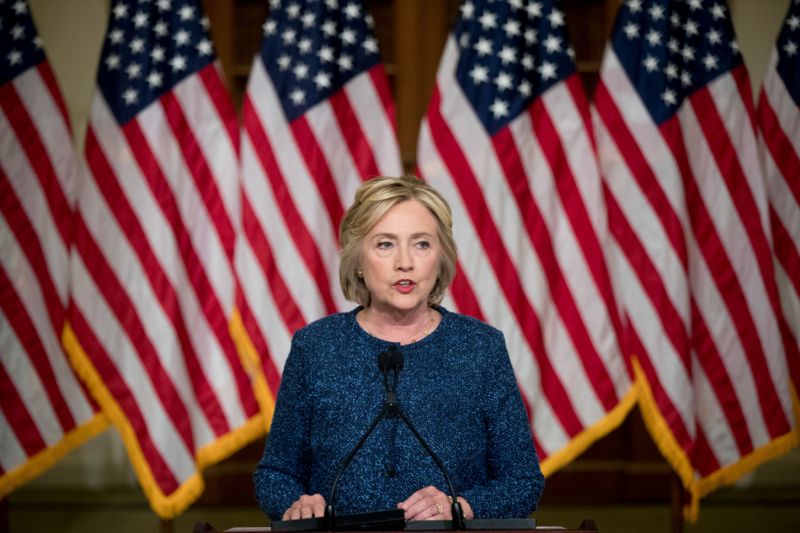 Hillary Clintonová.