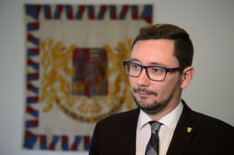 Mluvčí prezidenta Jiří Ovčáček.