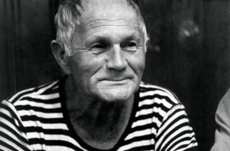 Spisovatel Bohumil Hrabal. 