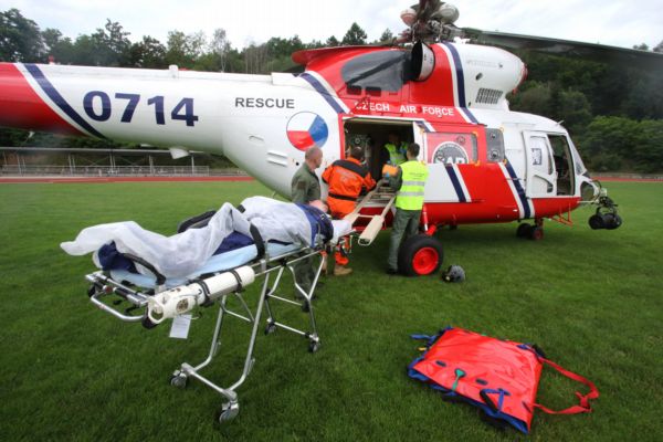 Vrtulník W-3A SOKOL používá letecká záchranná služba AČR.