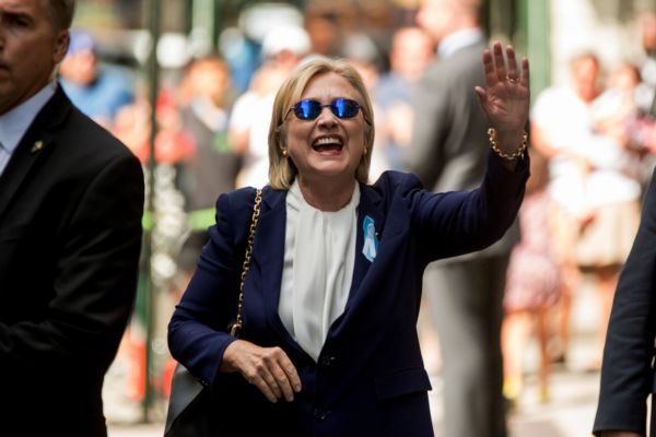 Hillary Clintonová.