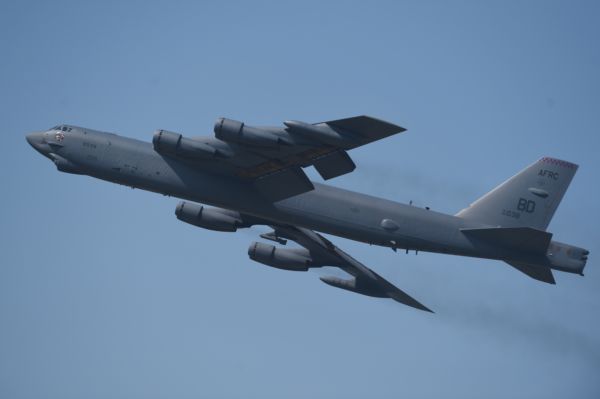 Americký bombardér B-52 Stratofortres.