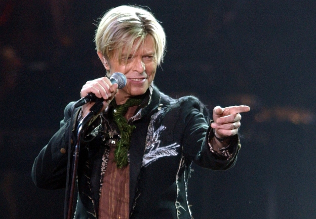 Zpěvák David Bowie. Zpěvák David Bowie.