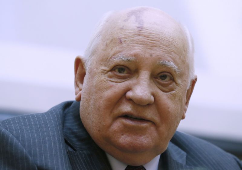 Bývalý sovětský prezident Michail Gorbačov.