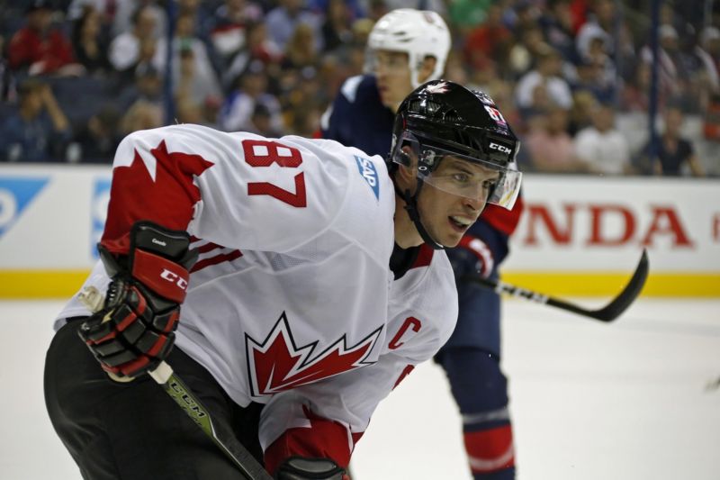 Kanadský útočník Sidney Crosby.
