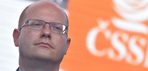 Premiér Bohuslav Sobotka (ČSSD).