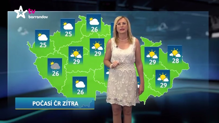 Moderátorka Štěpánka Duchková. Moderátorka Štěpánka Duchková.