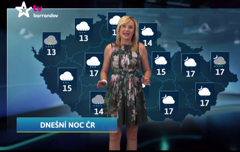 Moderátorka Štěpánka Duchková. Moderátorka Štěpánka Duchková.