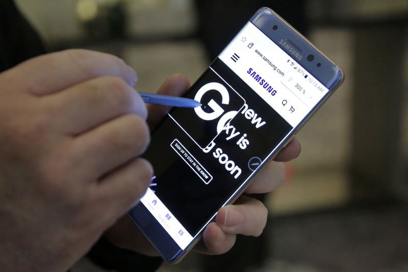 Galaxy Note 7 od společnosti Samsung Electronics.