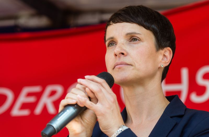 Předsedkyně populistické Alternativy pro Německo Frauke Petryová.