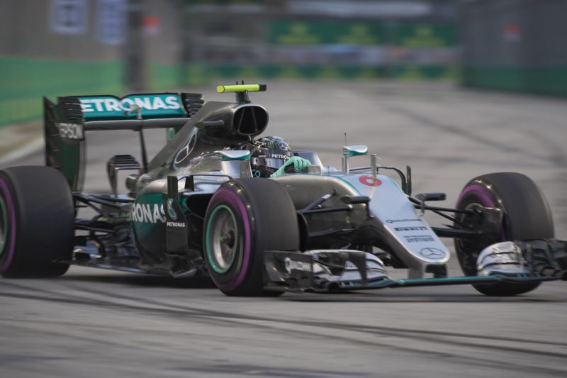 Německý pilot F1 Nico Rosberg.