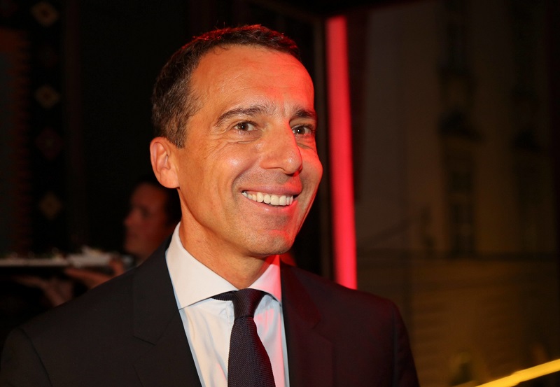 Rakouský kancléř Christian Kern. 