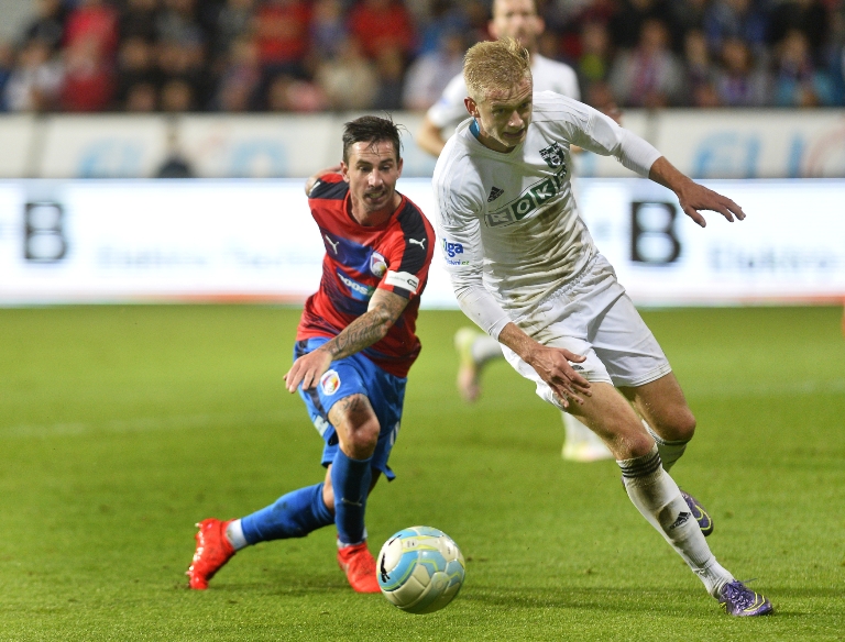 Plzeň v sedmém kole porazila Karvinou. Obě branky vstřelil Hořava.