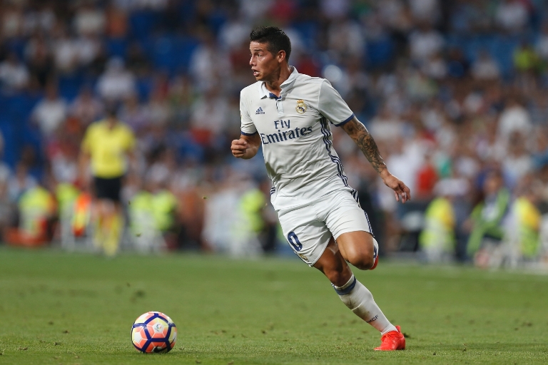 Real Madrid porazil Espaňol i díky brance Jamese Rodrigueze.