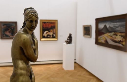 Socha Jaroslava Horejce Afrodité z roku 1933.