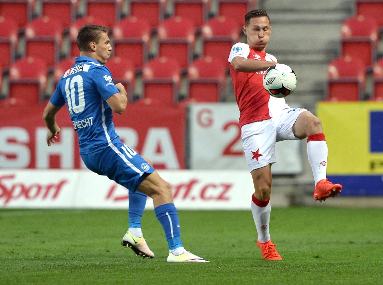 Slavia porazila v sedmém kole Liberec 1:0.