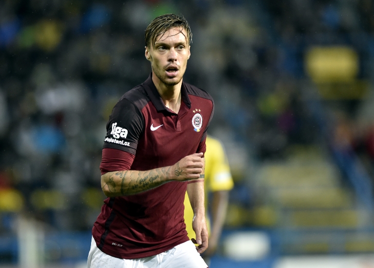 Václav Kadlec dal v duelu proti Zlínu jedinou branku Pražanů.