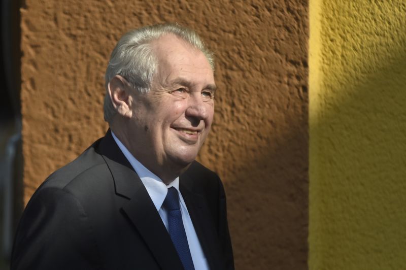 Prezident Miloš Zeman. Prezident Miloš Zeman.